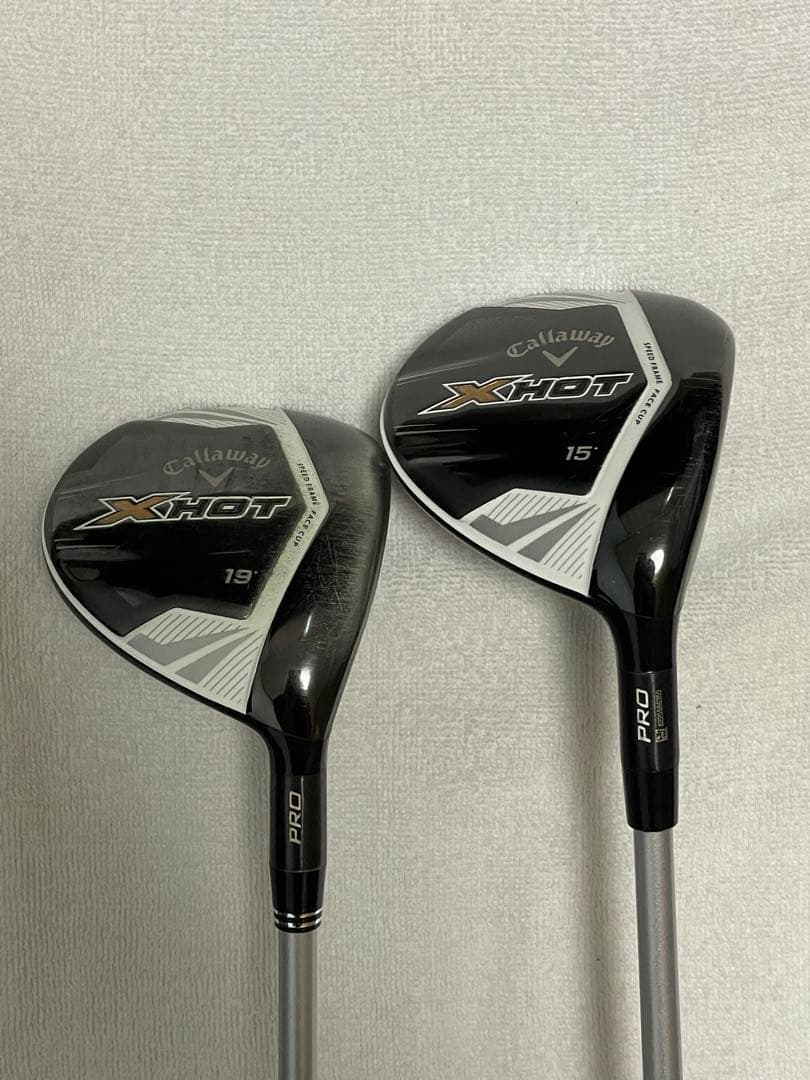 キャロウェイ X HOT PRO FW 3W 5W S 2本セット【名器】