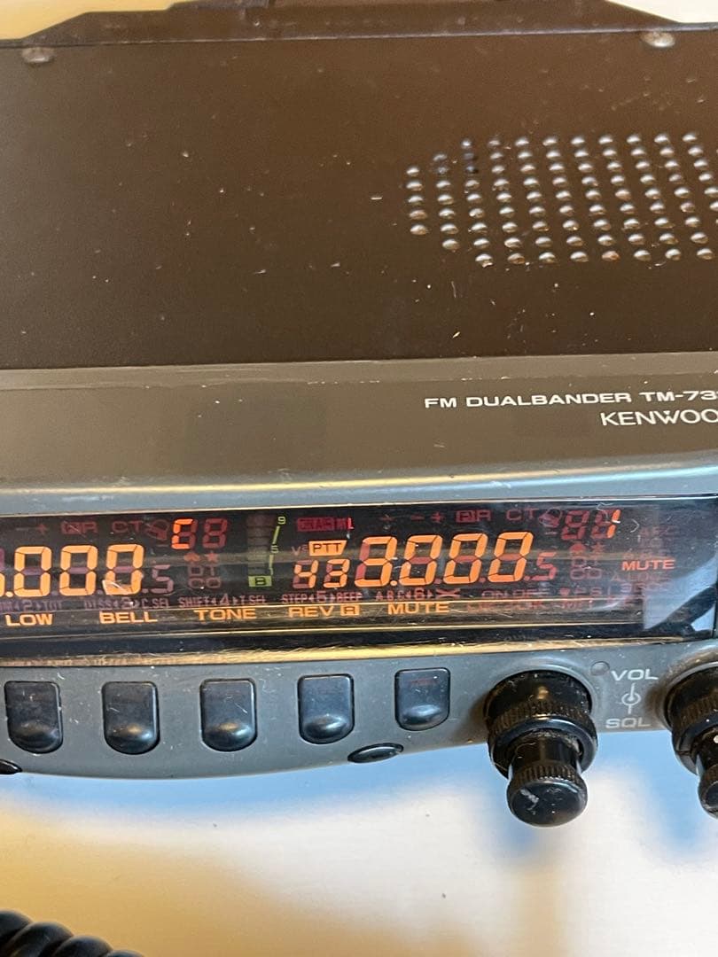 KENWOOD TM-733 FM アマチュア無線機　マイク付き