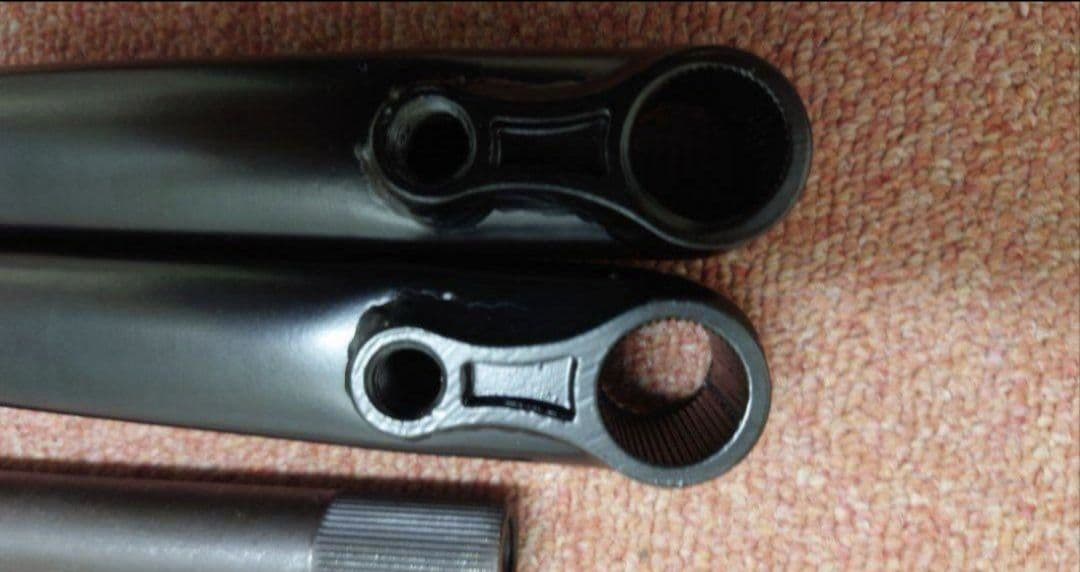 BMXクランクセット　 19mm 　純正48スプライン仕様　170mm　827g
