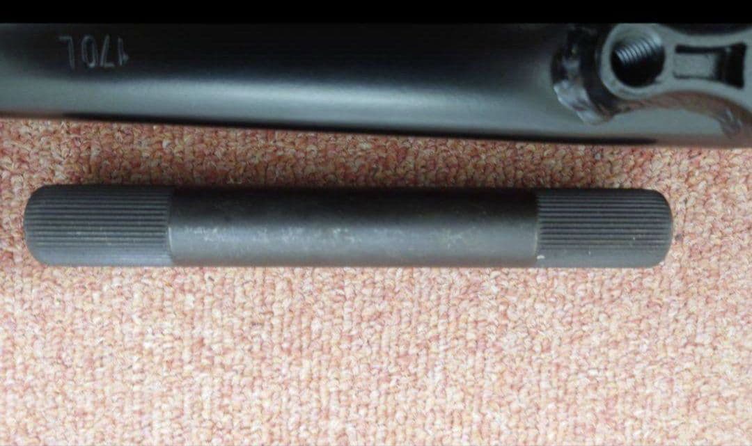 BMXクランクセット　 19mm 　純正48スプライン仕様　170mm　827g