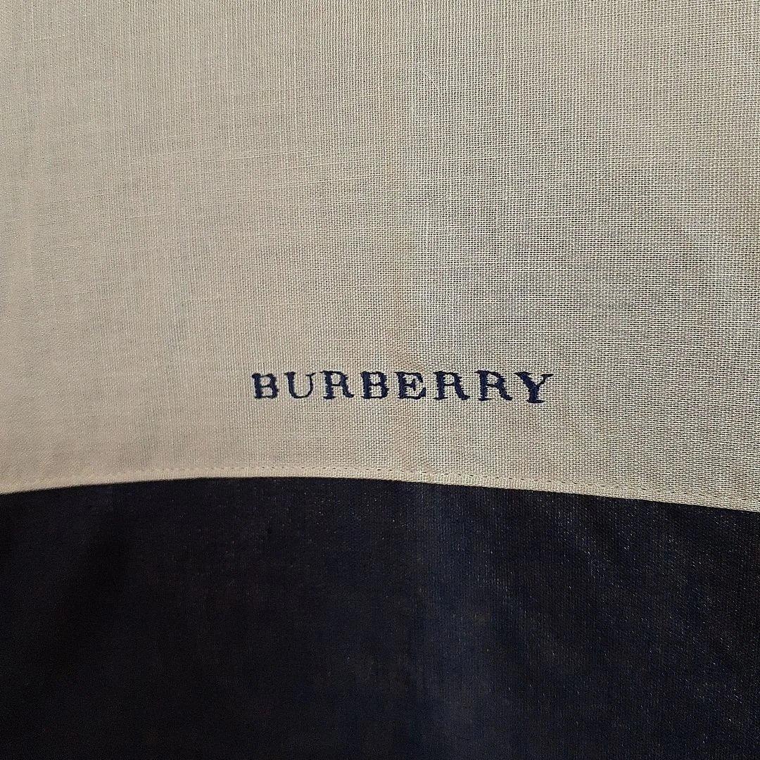 【新品】BURBERRY 傘 UVカット ベージュ　ネイビー晴雨兼用