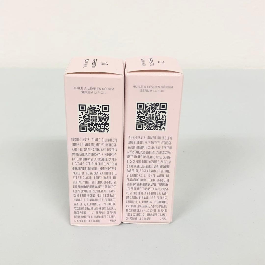 さくら GIVENCHY 新作 リップオイル 00 10 2色セット