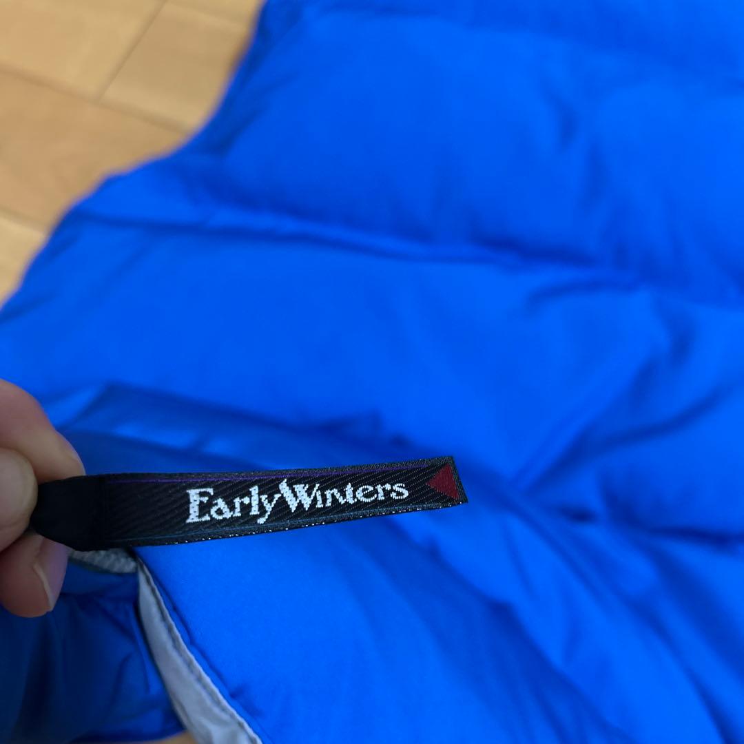 【80s】early winters ダウンベストブルー