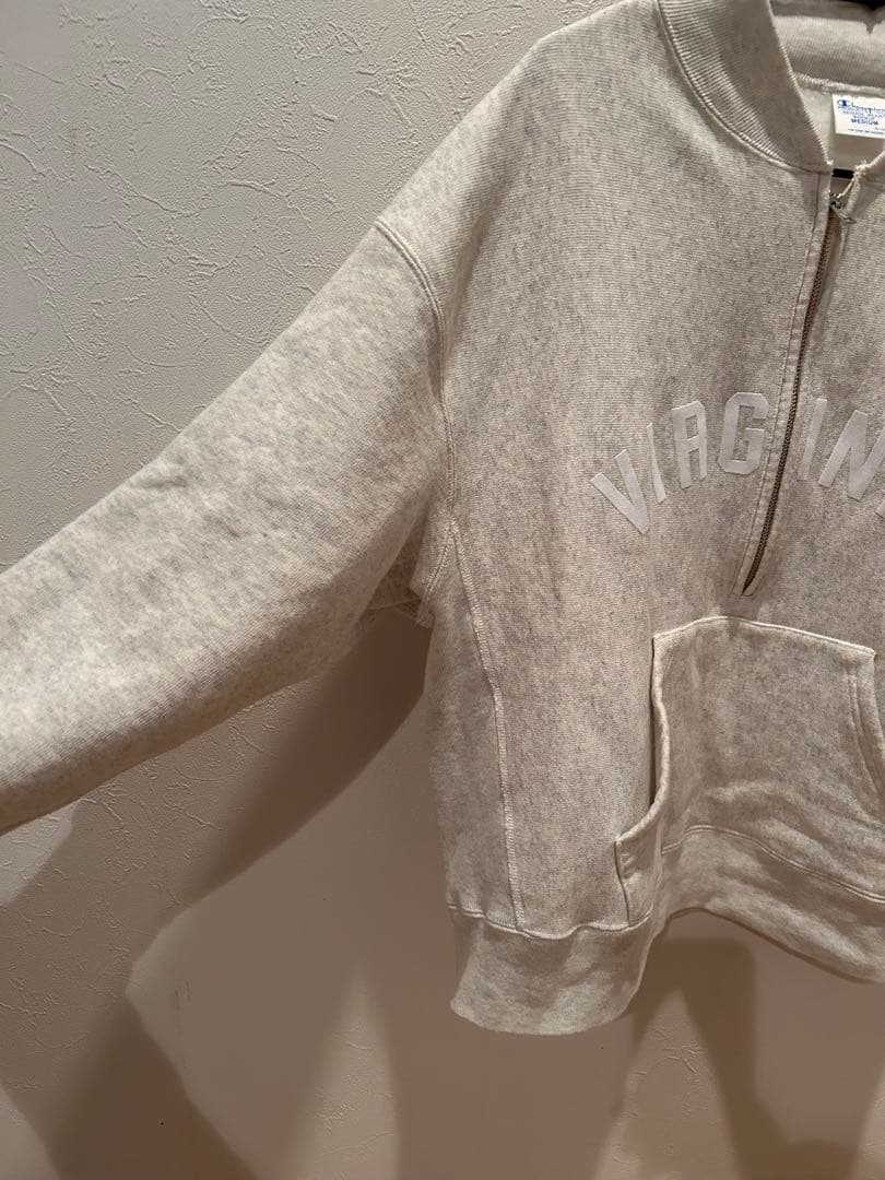 フレームワーク　チャンピオン別注REVERSE WEAVE ロゴハーフジップ