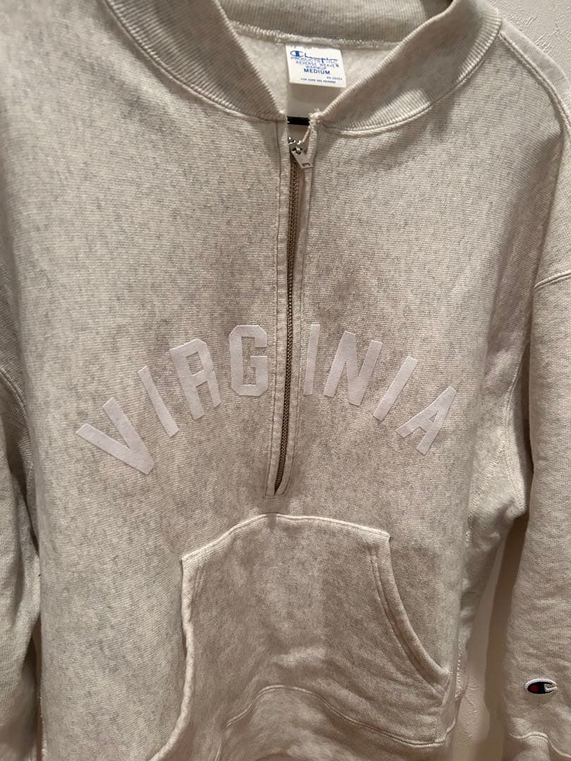 フレームワーク　チャンピオン別注REVERSE WEAVE ロゴハーフジップ