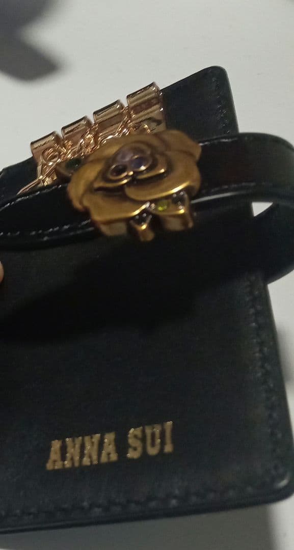 【人気完売品】ANNA SUI☆ブルボンキーケース　ブラック