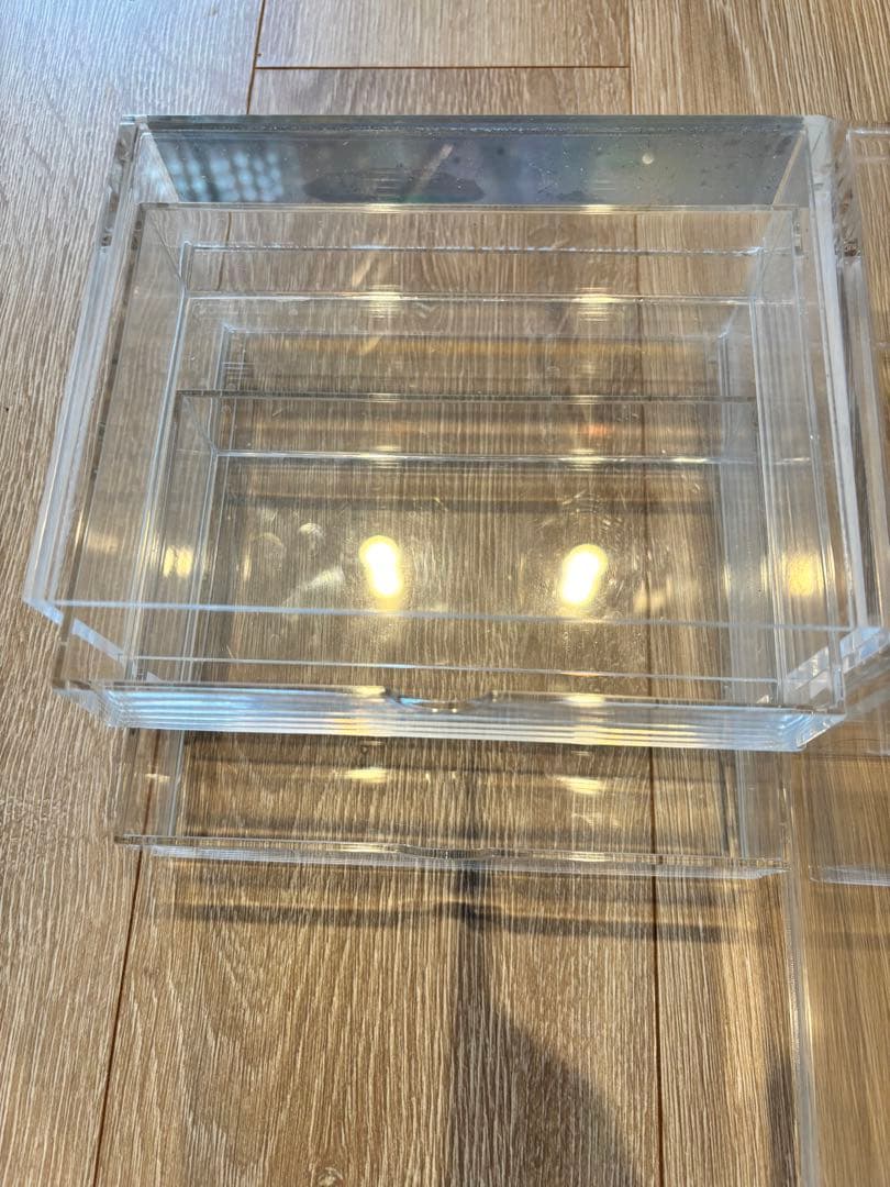 無印良品 MUJI アクリルケース アクセサリー収納 小物ケース 6点セット