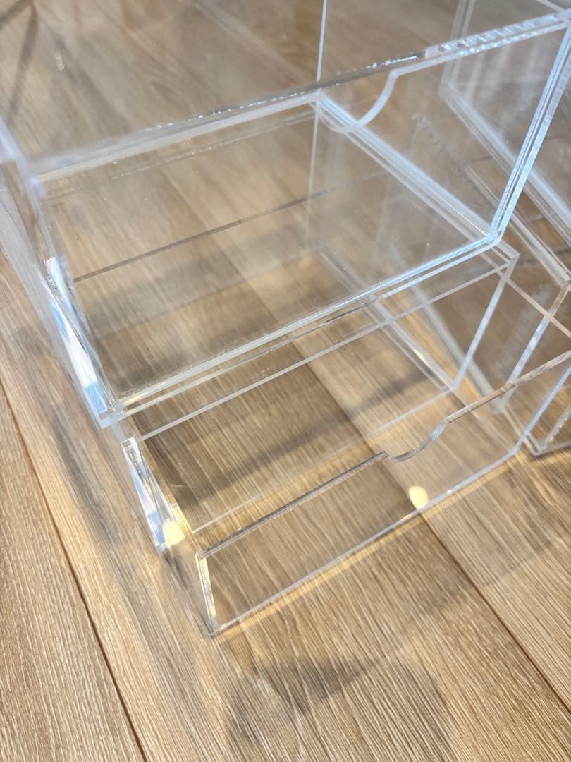 無印良品 MUJI アクリルケース アクセサリー収納 小物ケース 6点セット