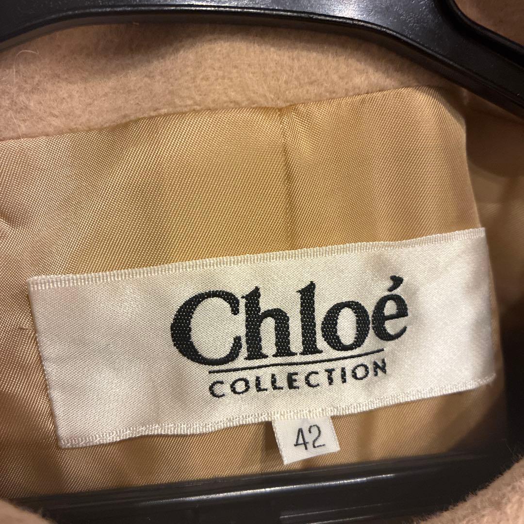 値下げ12900円→6999円クロエCHLOEコートアンゴラ ミンク