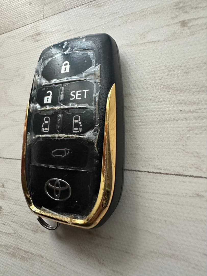 トヨタ　純正　30系　アルファード　スマートキー　タイプゴールド　TOYOTA