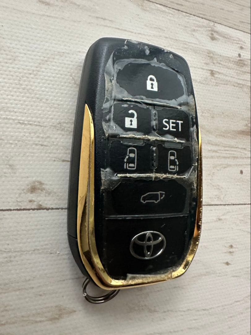 トヨタ　純正　30系　アルファード　スマートキー　タイプゴールド　TOYOTA