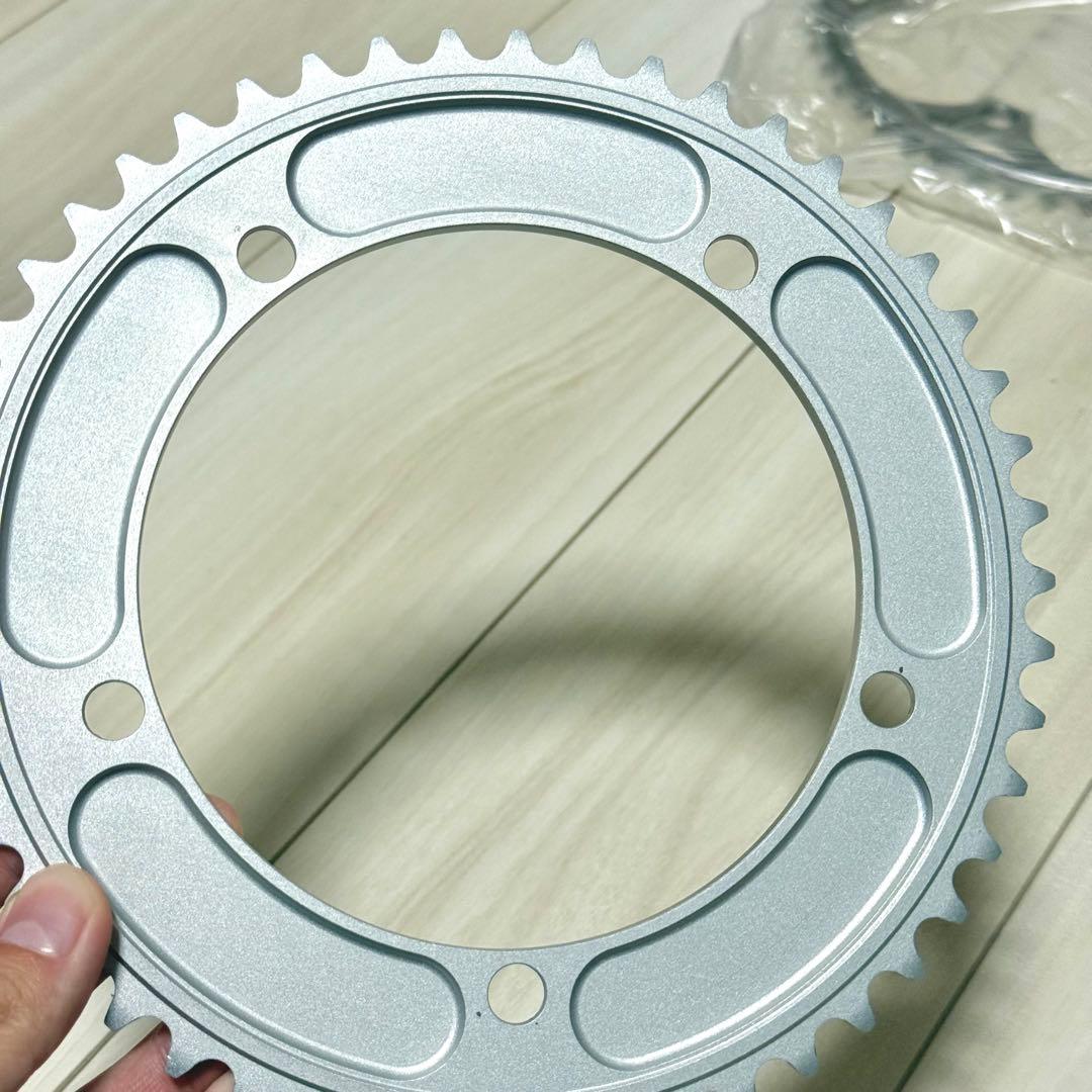 スギノ 禅 トラック チェーンリング 49T シルバー