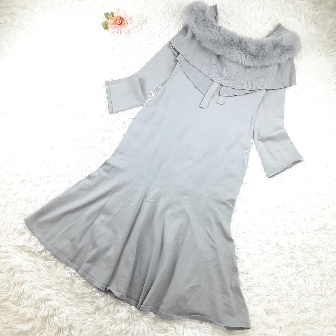 新品未使用◎Her lip to リッツフェイクファーマーメイドドレス こじはる