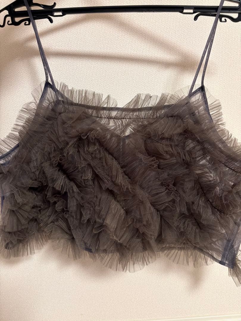 HeRIN.CYE Many frill bustier グレー