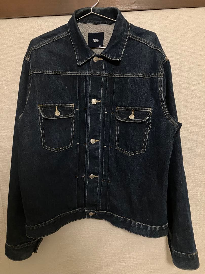 シ*ツ様 90s OLD STUSSY USA製 2nd デニムジャケット　濃紺