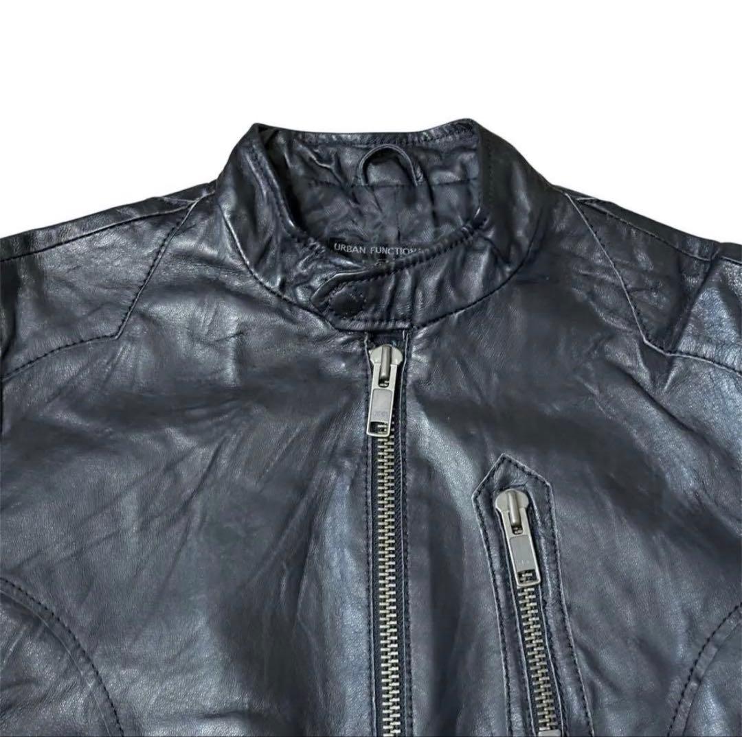 ジャケット・アウター 00s archive double zip leather jacket