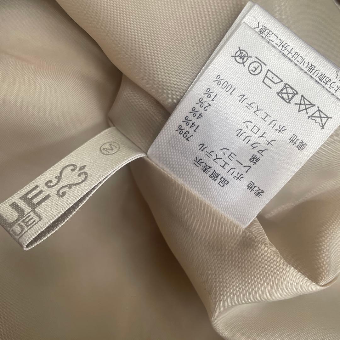 ルイルエブティック　ツイードジレ　パールボタン　ペプラム　美品　M セレモニー
