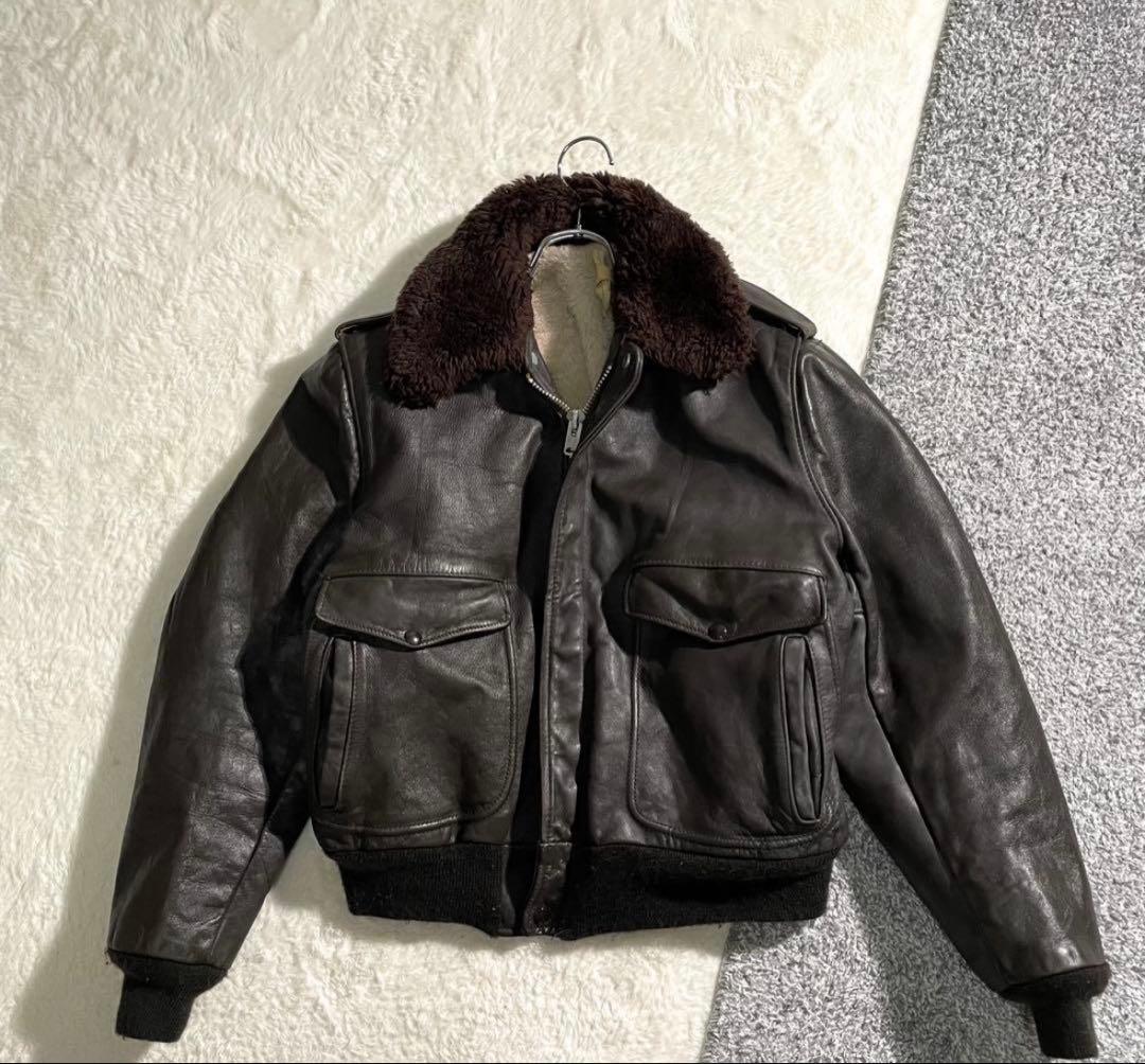 M*様 状態良好　SCHOTT　フライトジャケット　TYPE G-1　サイズ42