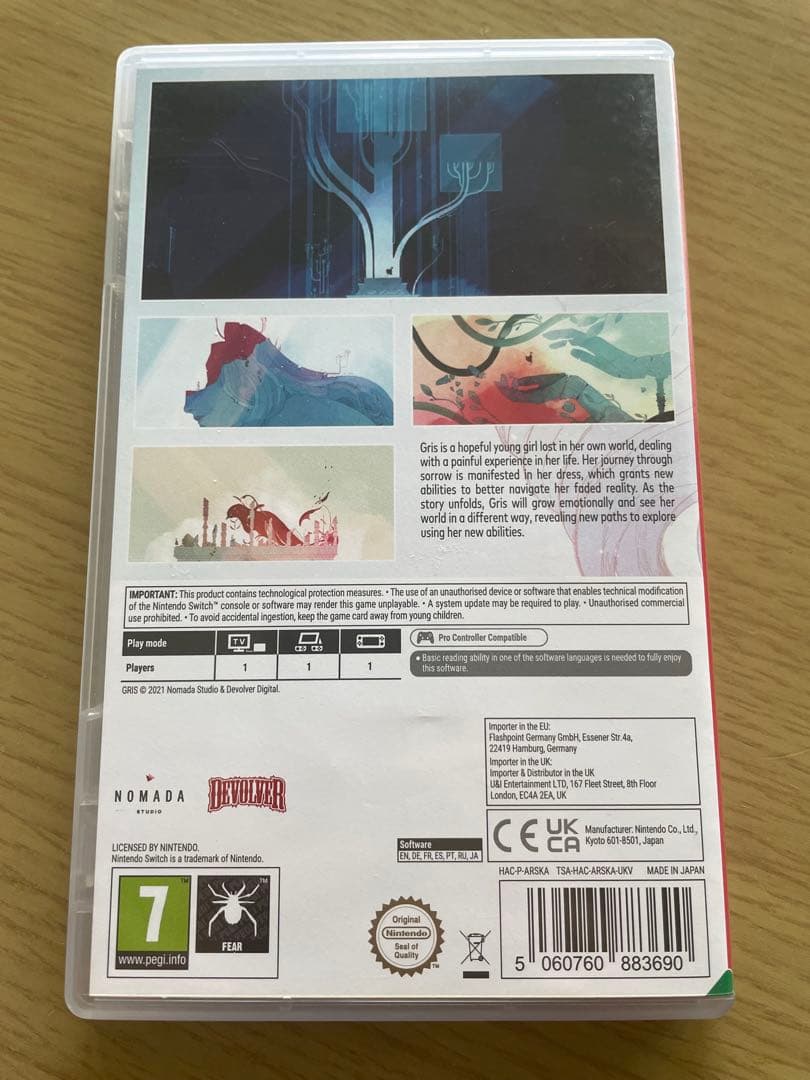 GRIS Nintendo Switch ソフト