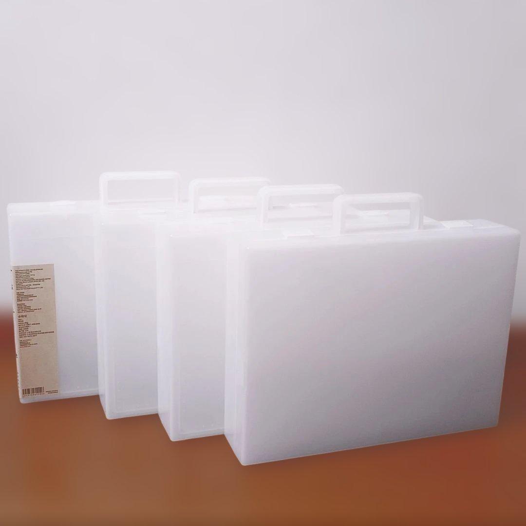 無印良品　自立収納できるキャリーケース A4用 4個セット
