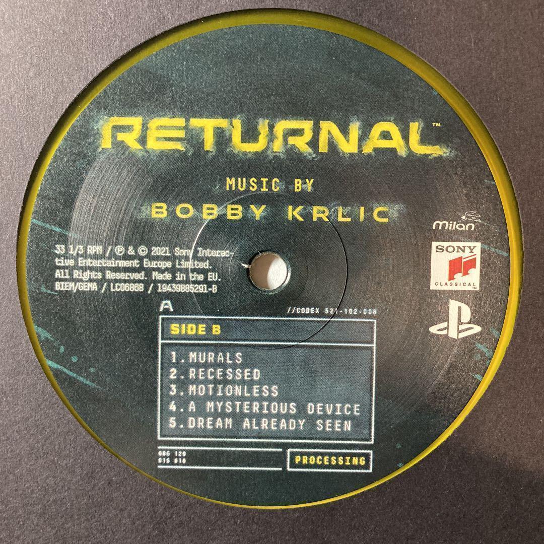 完売　入手困難　限定盤　Returnal　サウンドトラック　レコード