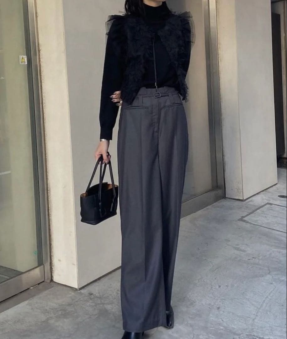 リムアーク　RIM.ARK Tulle mini vest