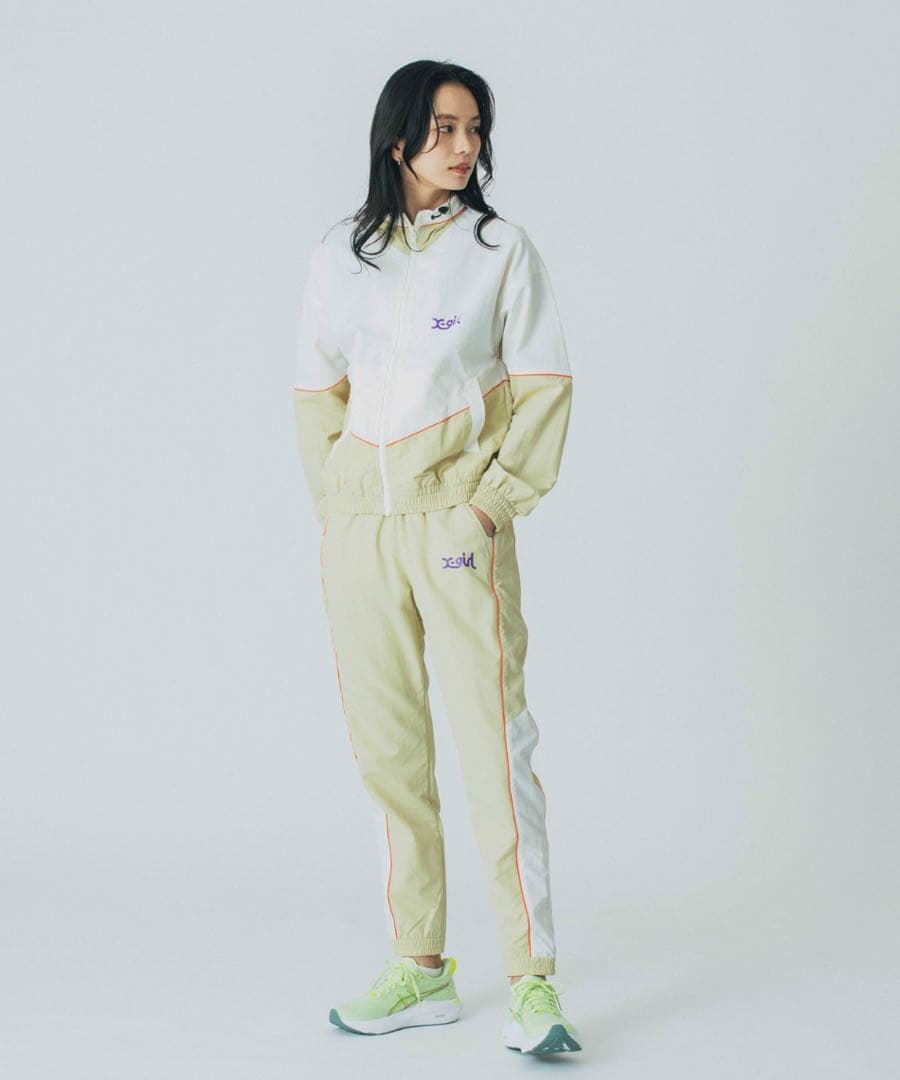 【新品タグ付き】X-girl ナイロントラックジャケット　パンツ セットアップ