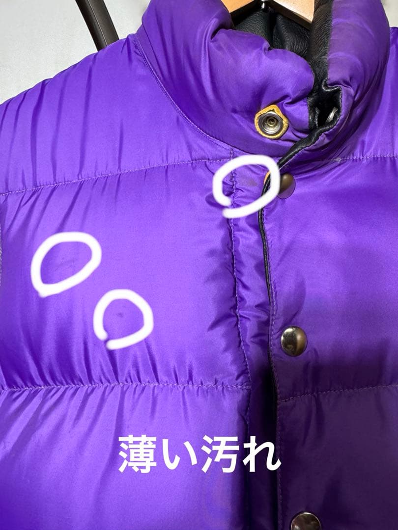 ハミングバーズヒルショップ別注 クレセントダウンワークス ダウンベスト レザー