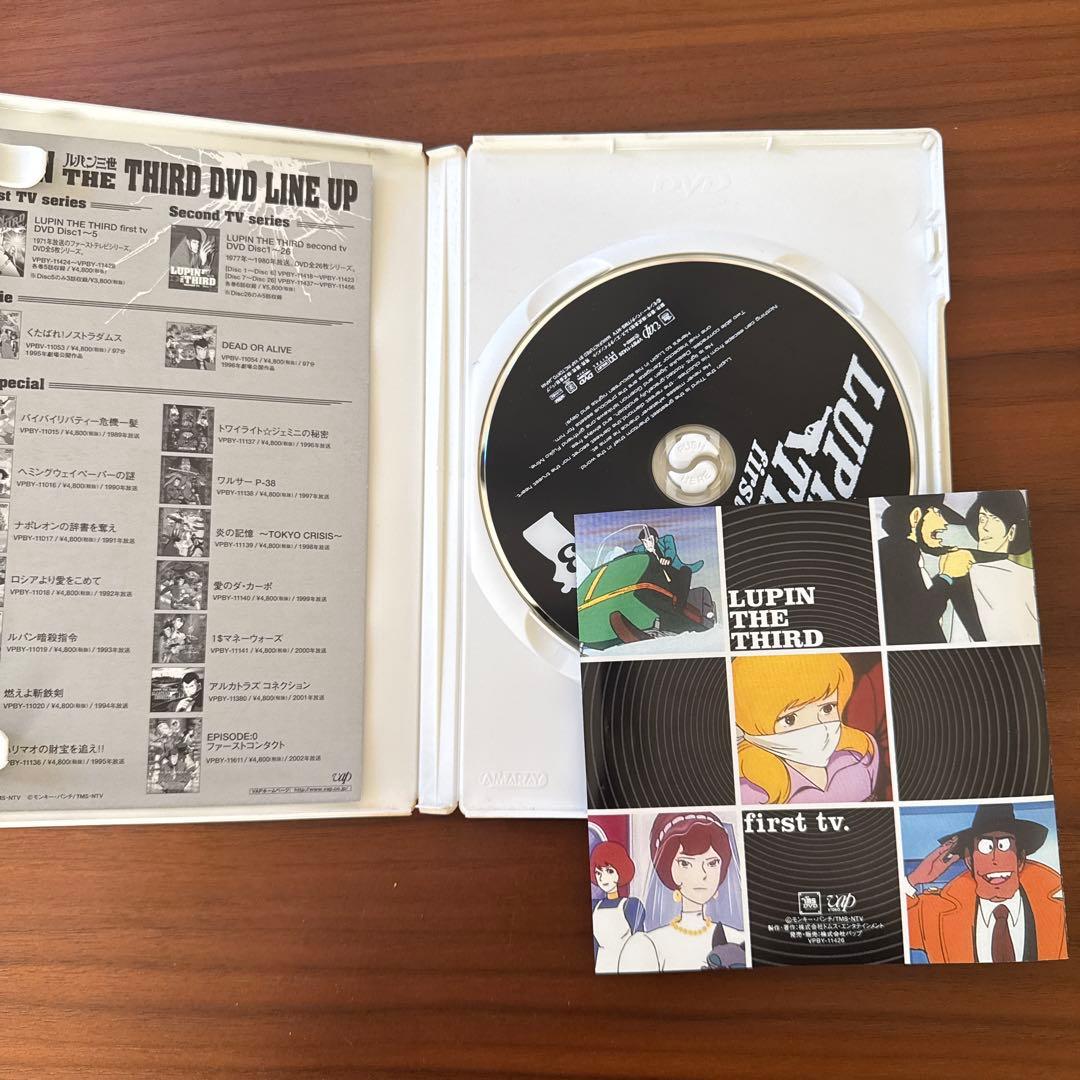 アニメ LUPIN THE THIRD first tv.DVD Disc1~5