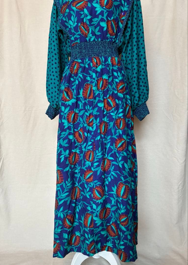 80’s JEANNE MARC ロングワンピース　ドレス