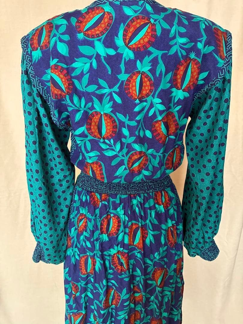 80’s JEANNE MARC ロングワンピース　ドレス