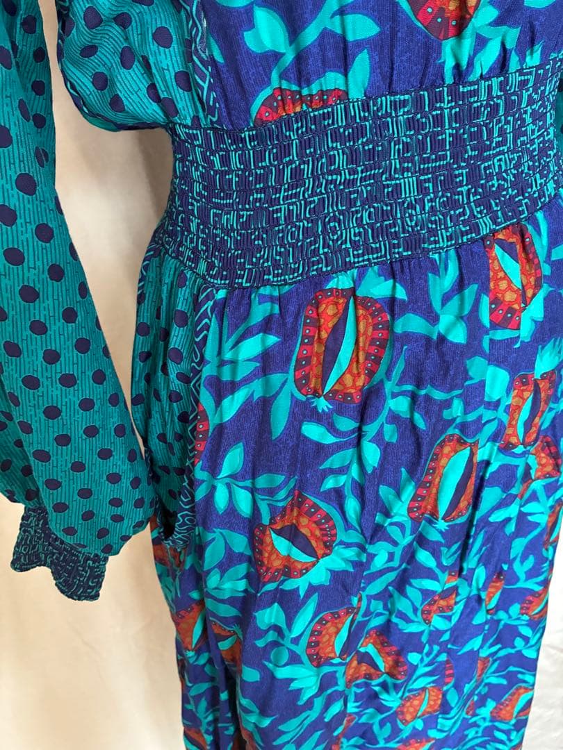 80’s JEANNE MARC ロングワンピース　ドレス