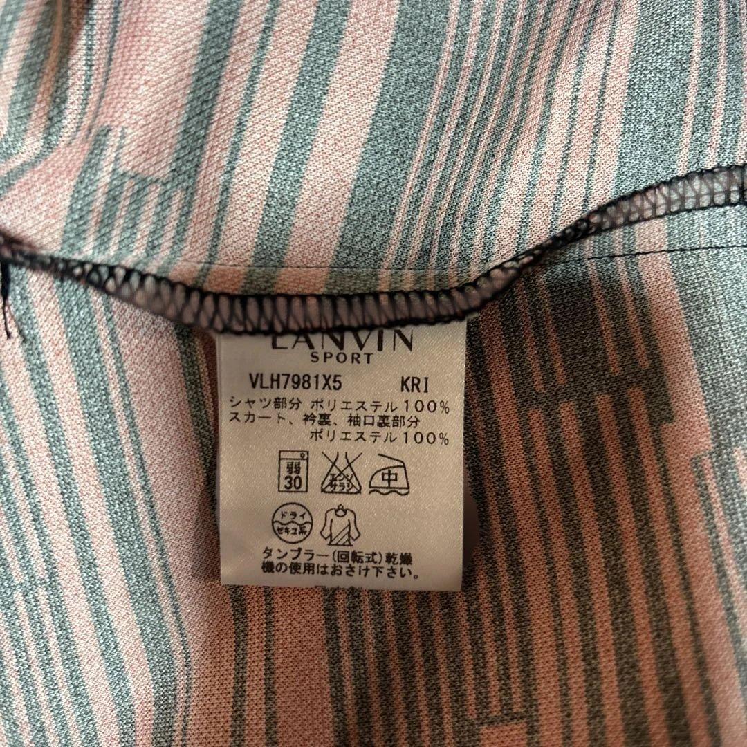 K*O様 LANVIN SPORT ゴルフワンピース 半袖 ジップアップ　サイズ