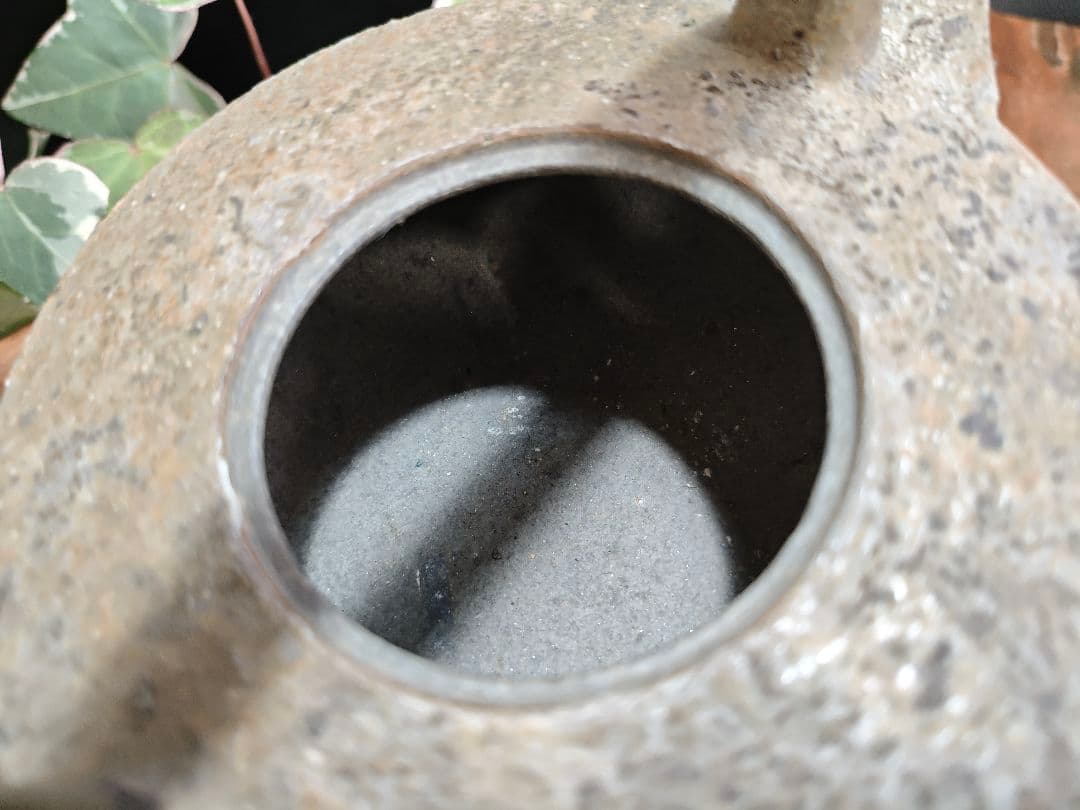 備前焼 酒器 小西陶古 つまみの修復ありA046