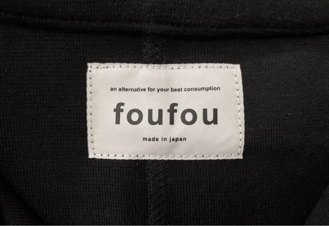 foufou ヘンリーネックボリュームスリーブワンピース