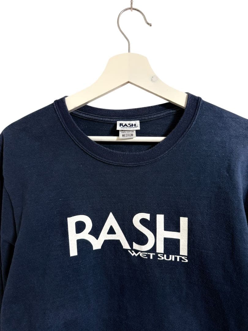 ラッシュ RASH 30周年記念 長袖カットソー M 紺 ロンT サーフィン