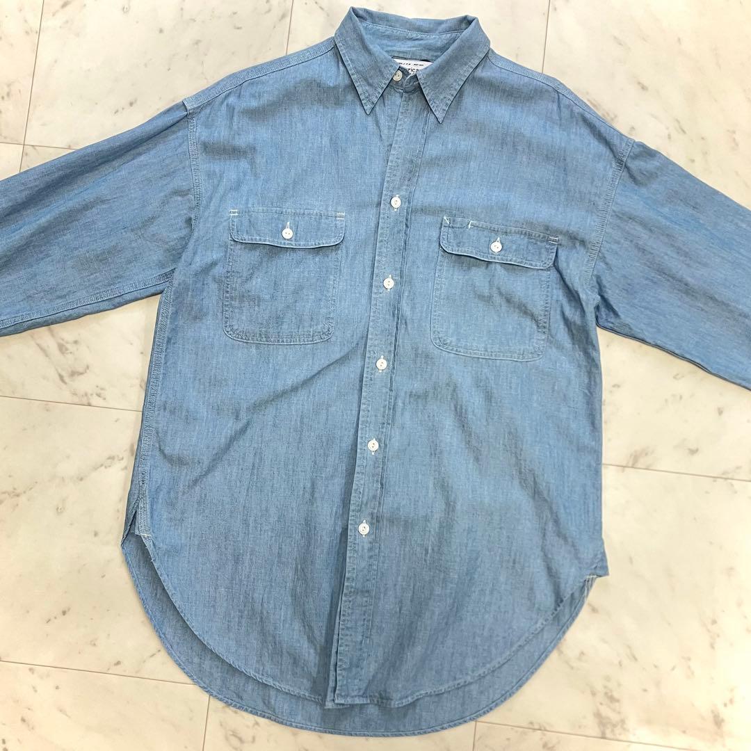美品 ドゥーズィエムクラス アメリカーナ シャンブレーシャツ