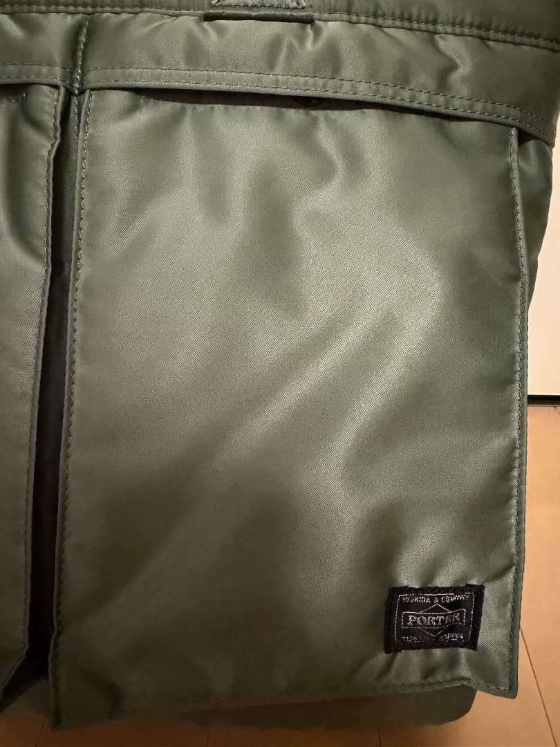 終了間近です【美品】PORTER ポーター TANKER セージグリーン