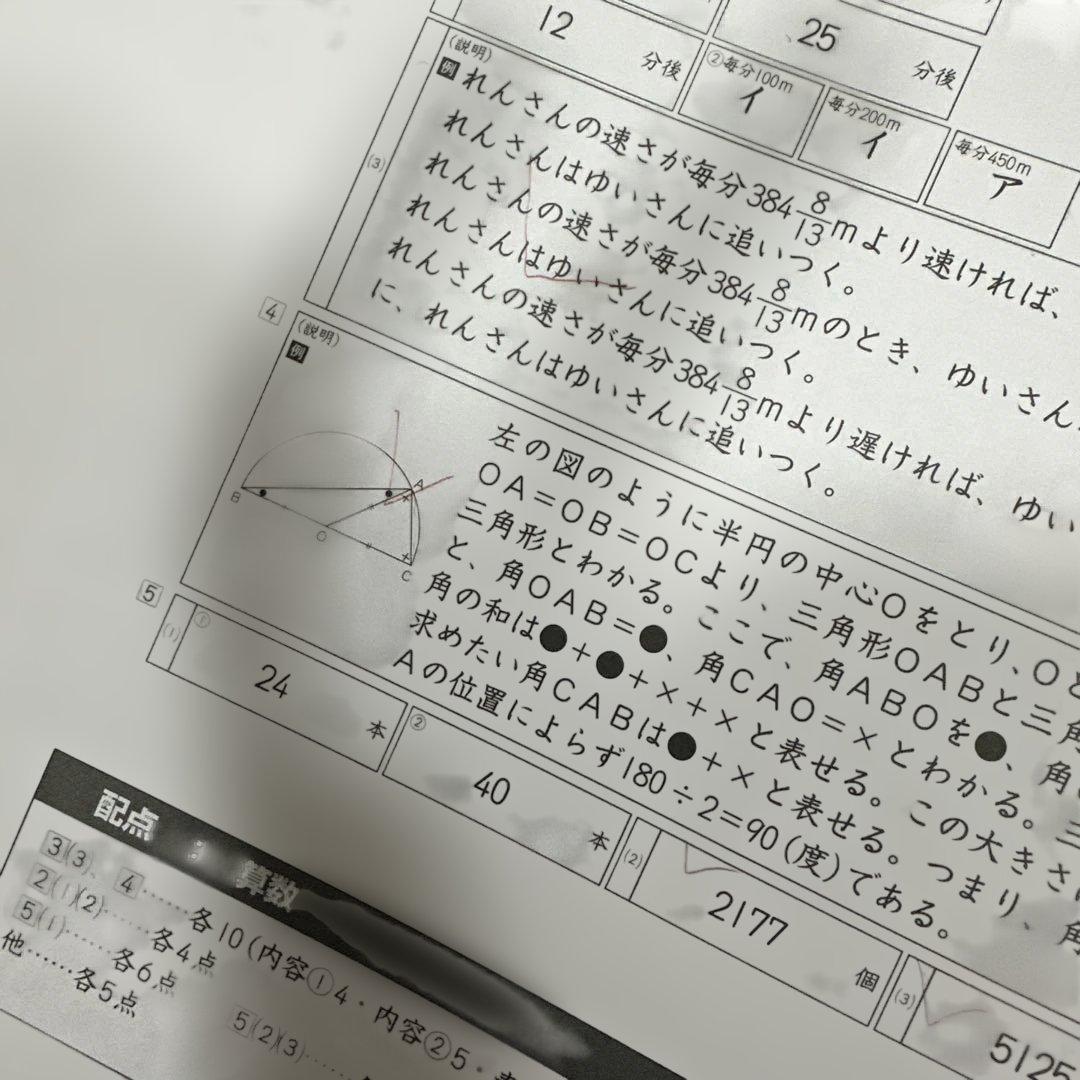 日能研 2022年度 思考力育成テスト 全5回