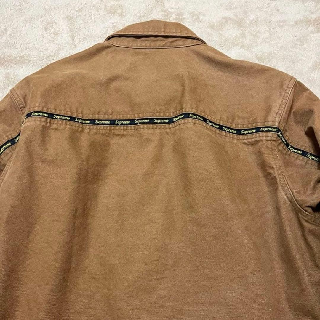 Supreme ブラウン ワークシャツ Lサイズ