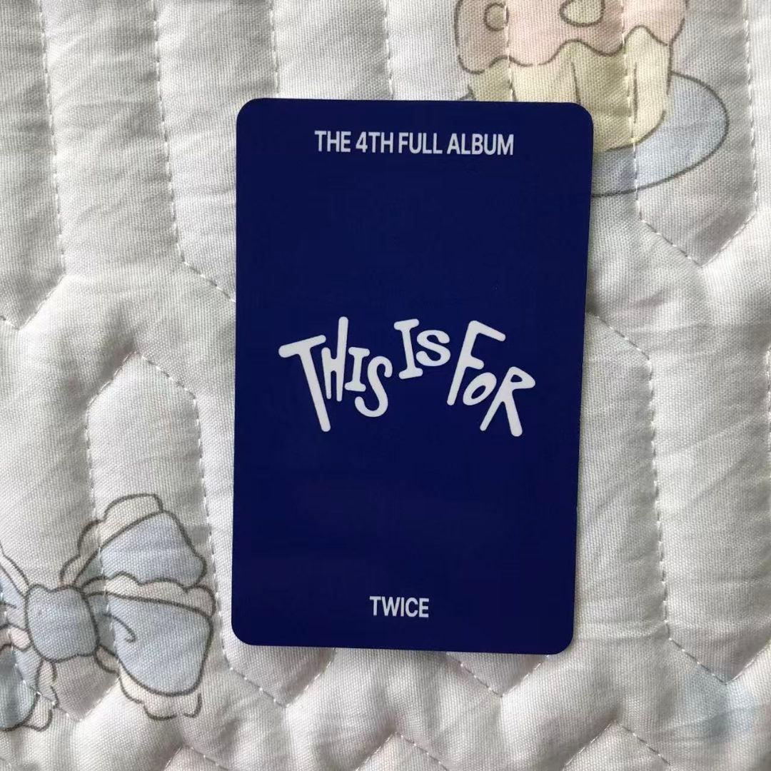 TWICE THIS IS FOR サノク 事前収録 ミナ トレカ