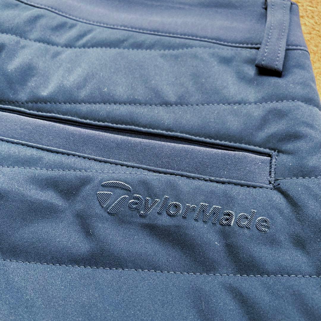 【美品】テーラーメイド taylormadeパンツ ゴルフウェア Lメンズ 紺