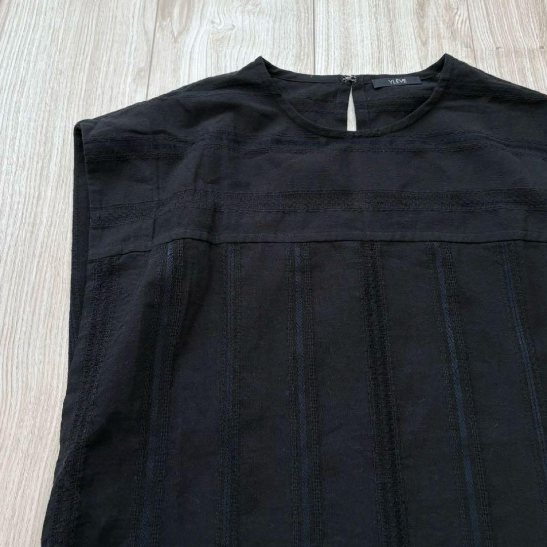 【美品】YLEVE 23SS RANDOM STRIPE OP - BLACK