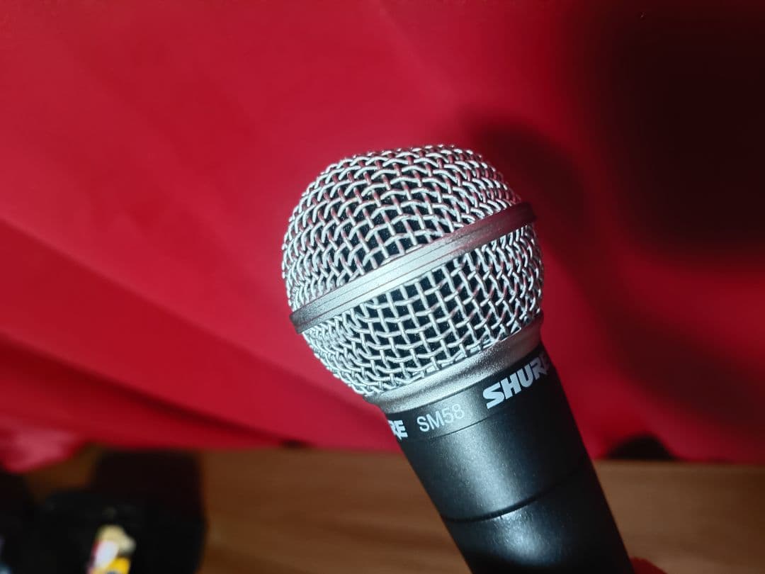 【２本セット】SHURE シュアー SM58ダイナミックマイク　【２本セット】