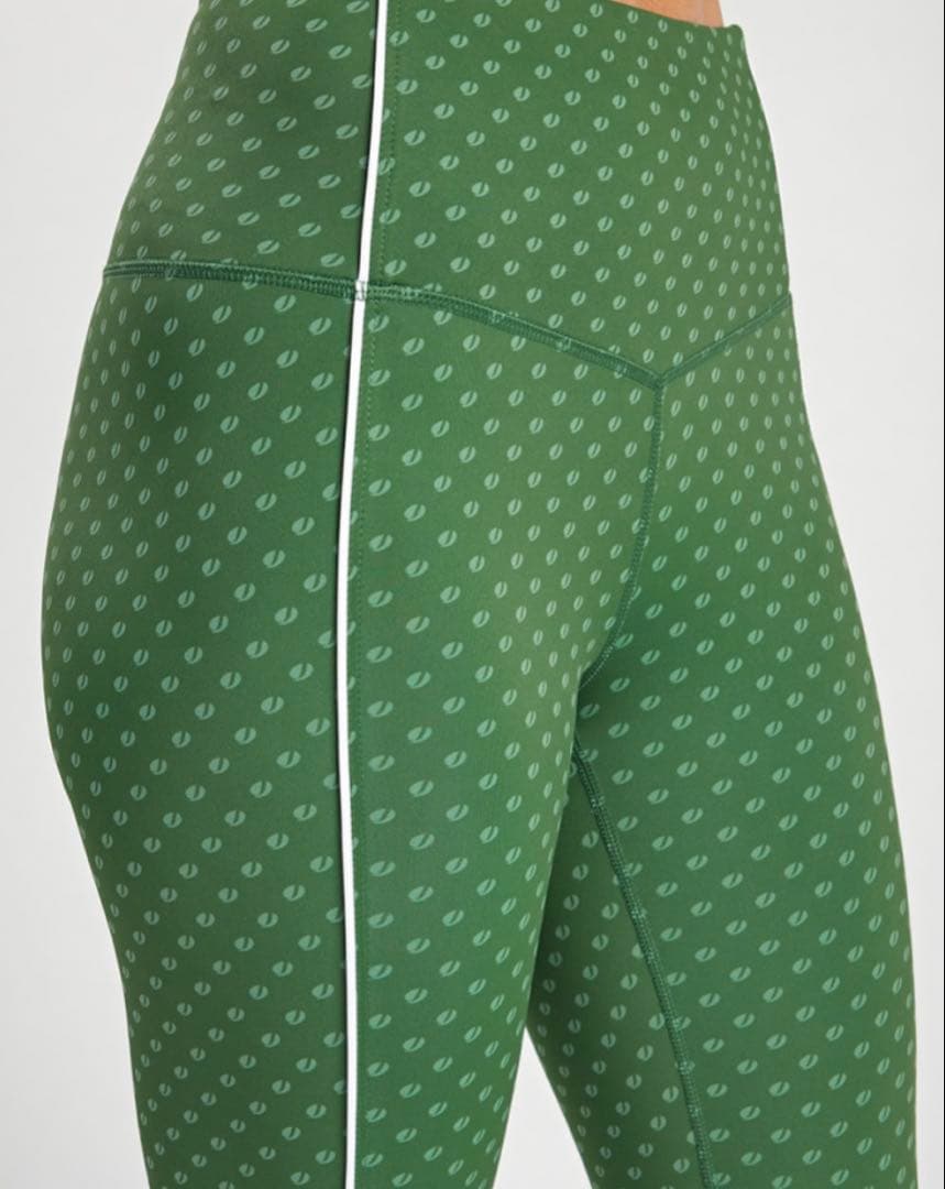 新品❗️ ジャザサイズ　レギンス Sサイズ　グリーン　アイコン