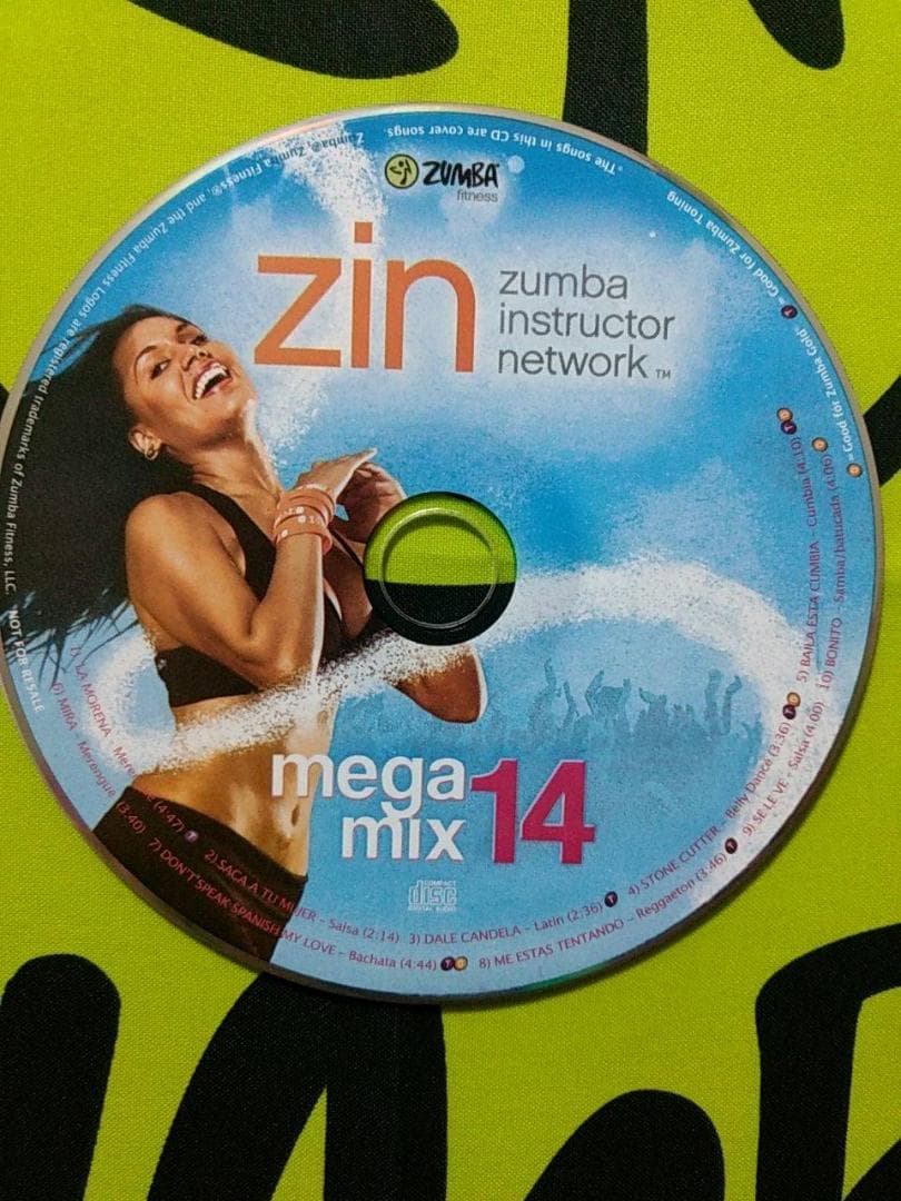 ZUMBA　ズンバ　MEGAMIX　CD　13　14　15　16　4枚セット