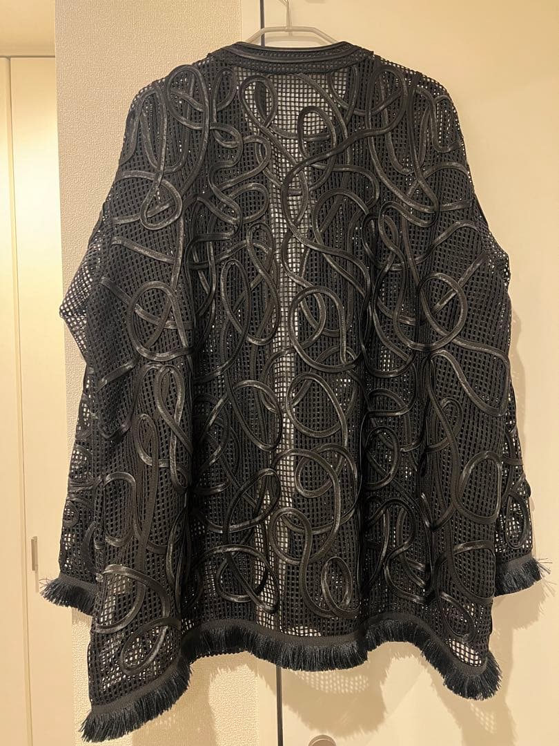 【限定価格】MEDI TAPE EMBROIDERY MESH JACKET