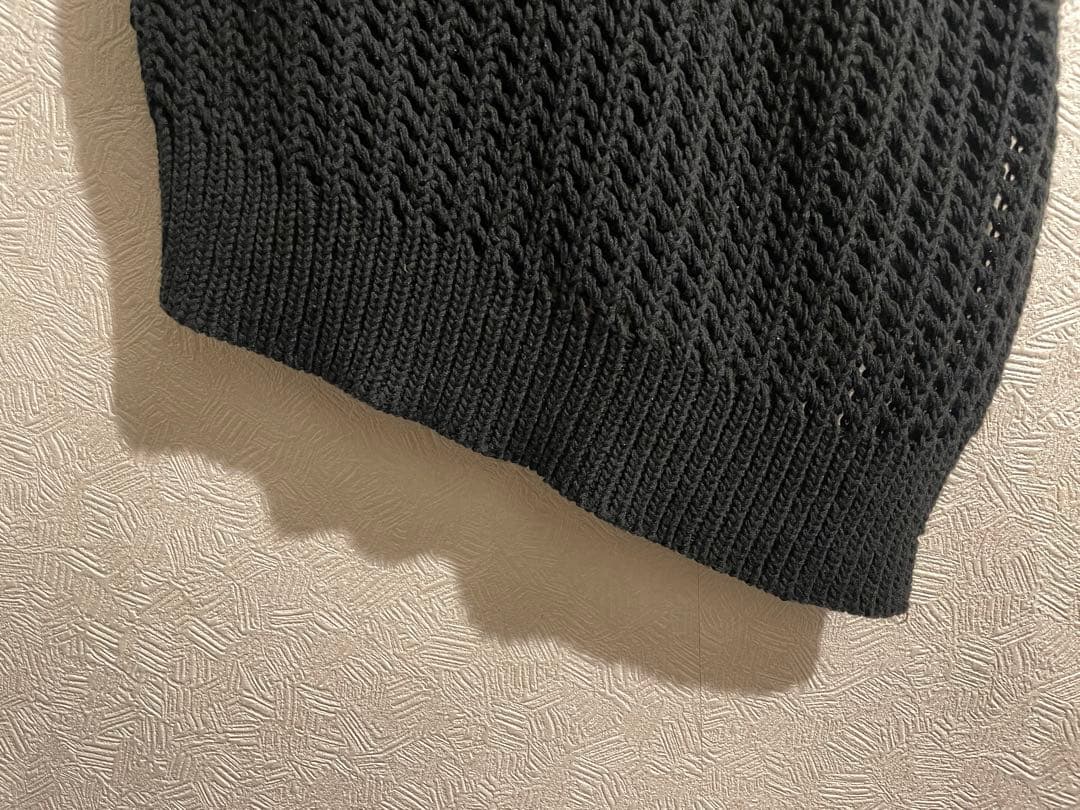 Y's Yohji Yamamoto アシンメトリー ノースリーブ ニット