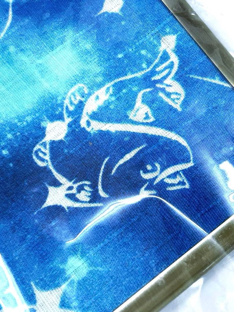 【未使用】るぅの がま口 ペンケース 星空 鳥獣戯画 布製 GIGA鳥獣