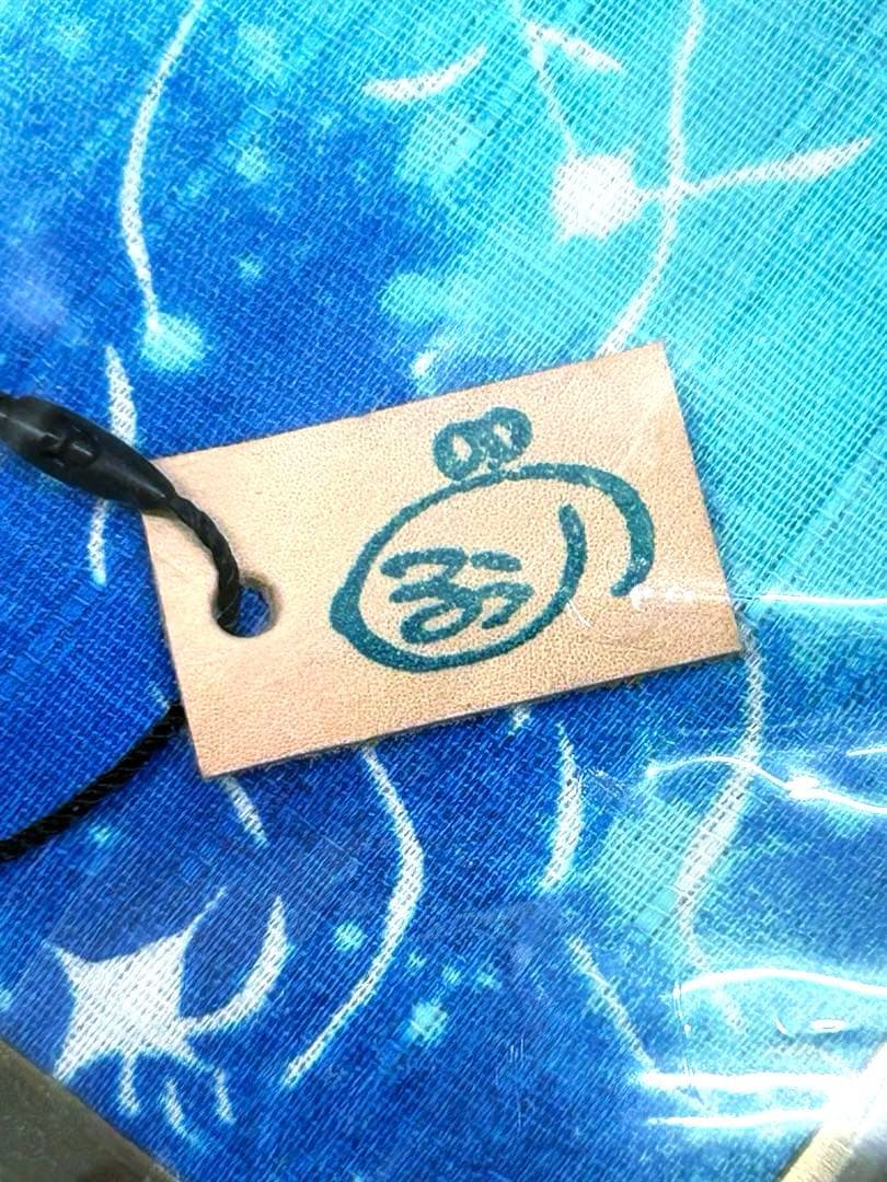 【未使用】るぅの がま口 ペンケース 星空 鳥獣戯画 布製 GIGA鳥獣